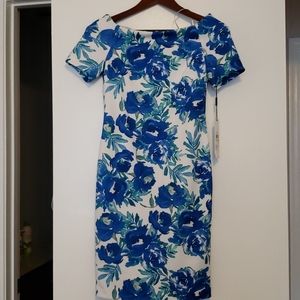 Calvin Klein boat neck work dress